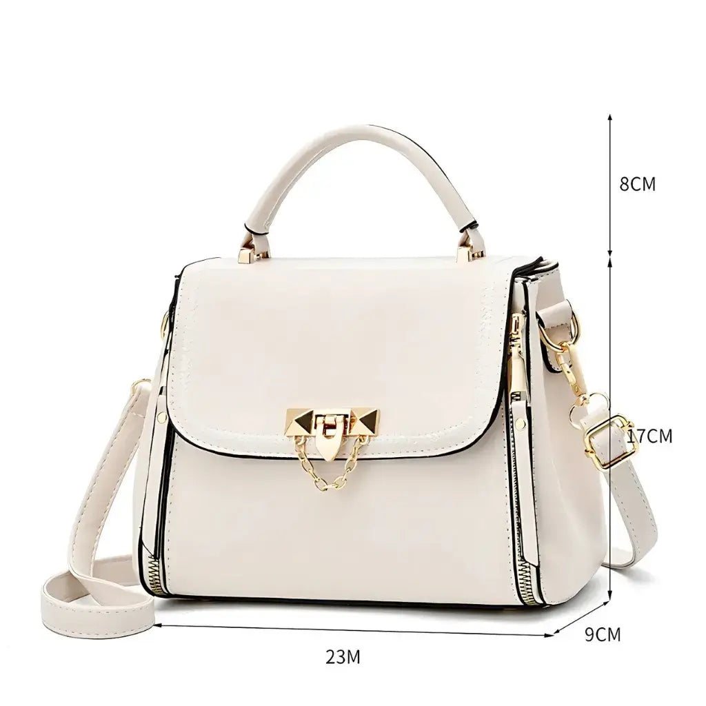 Bolsa Feminina Pequena Off White Modelo Vienna