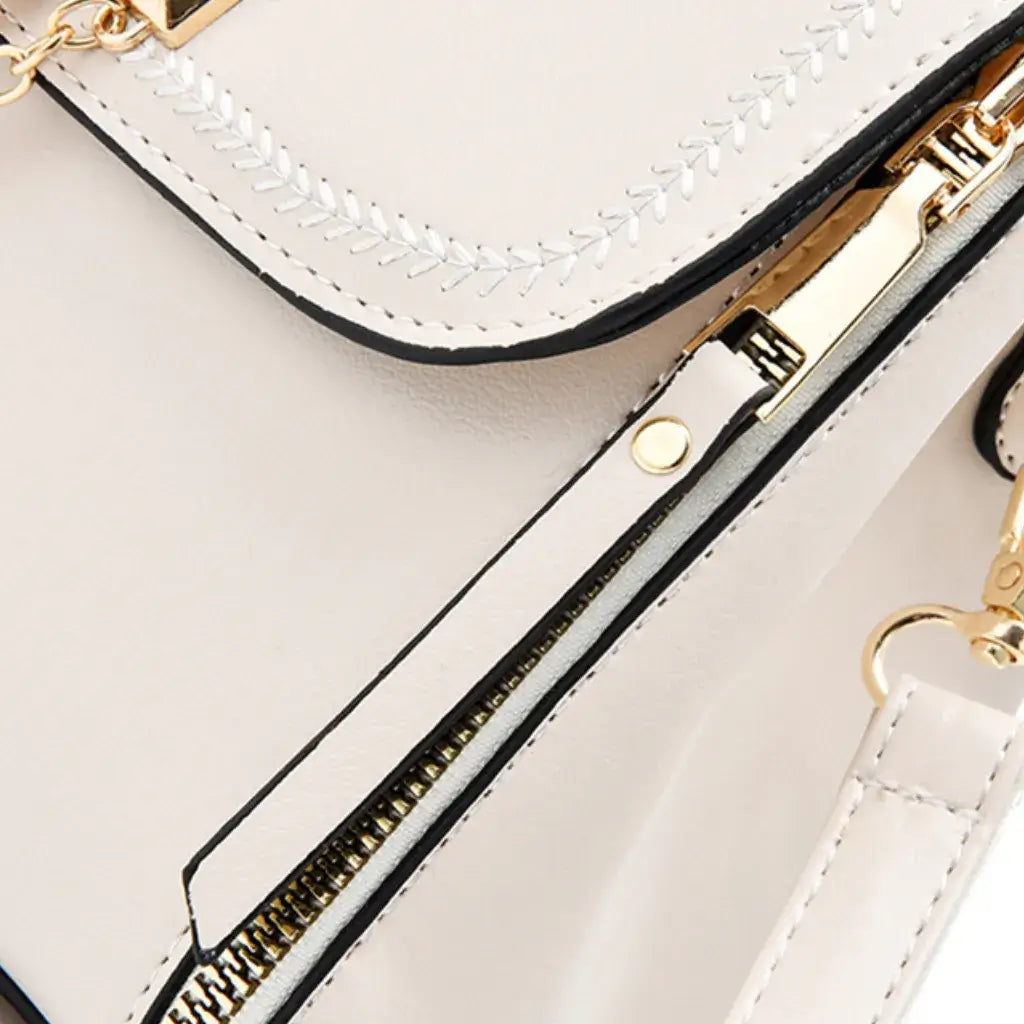 Bolsa Feminina Pequena Off White Modelo Vienna