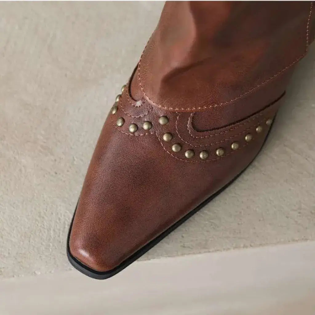 Bota Feminina Texana Marrom Denver