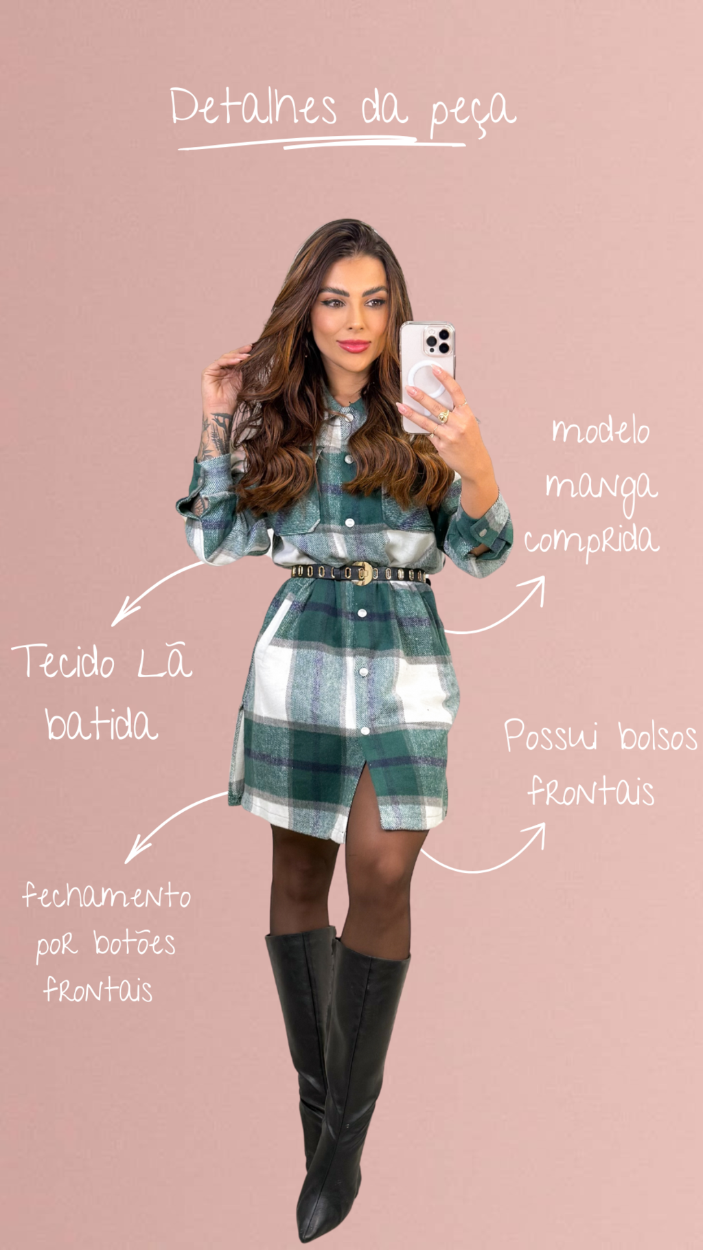 Chemise Ashley - Verde