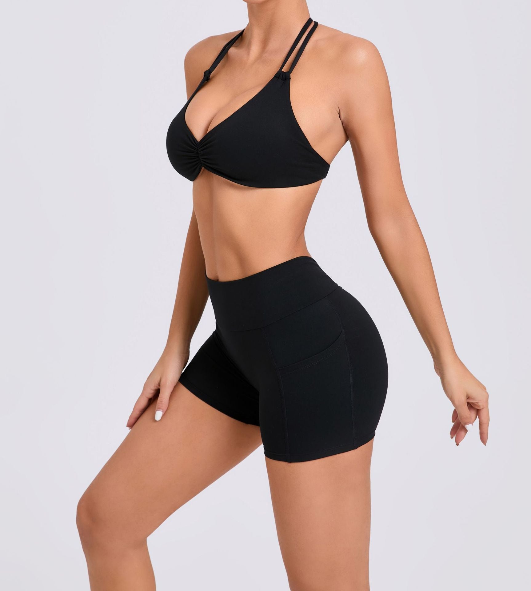 Cojunto Top e Cropped Empina Bumbum Modern Fanny - FITNESS