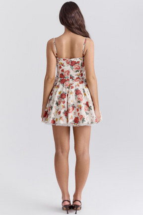 Vestido Curto Floral Modelador Com Forro em Tule Modern Lille - GOLDEN ERA