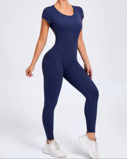 Macacão Longo Decote Nas Costas Modern Femme - FITNESS