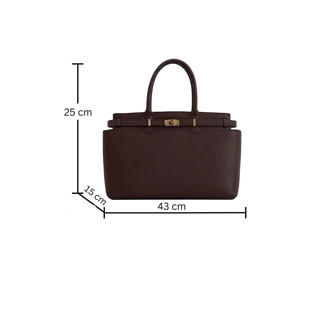 Bolsa Feminina Grande de Couro Amélia