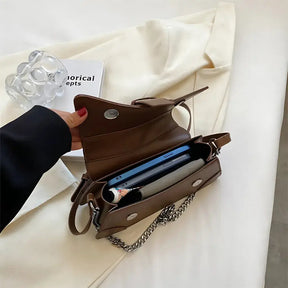 Bolsa Feminina de Couro Modelo Saphira