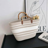 Bolsa de Palha Modelo Maresia Off White
