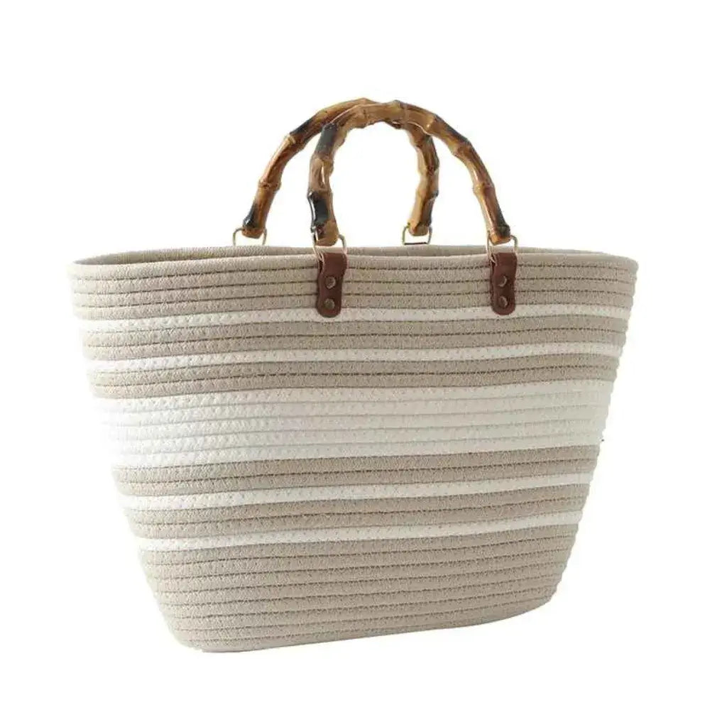 Bolsa de Palha Modelo Maresia Off White