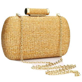 Bolsa de Palha Modelo Nature Bege
