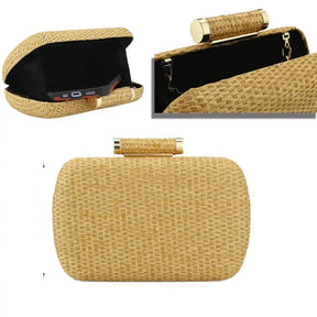 Bolsa de Palha Modelo Nature Bege