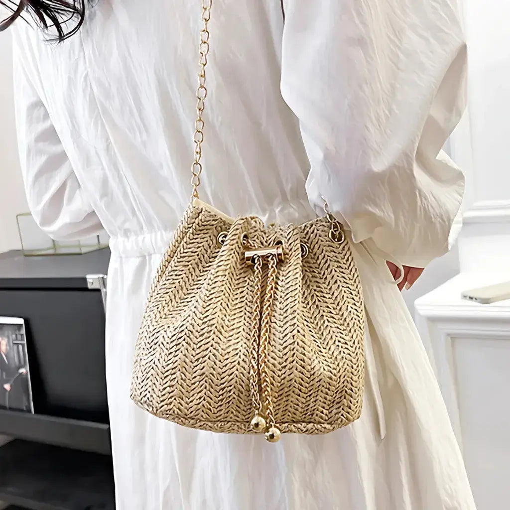 Bolsa de Palha Modelo Veneza