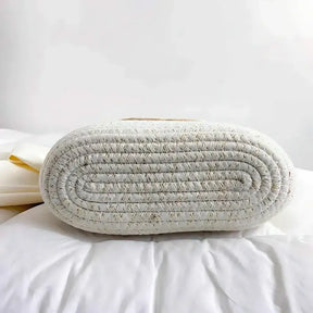 Bolsa de Praia de Palha Modelo Lolla Off White Bege