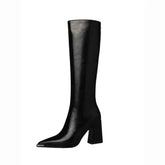 Bota Feminina Cano Longo Preta Infinity