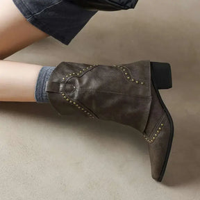 Bota Feminina Texana Cáqui Denver