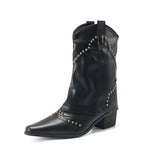 Bota Feminina Texana Preta Denver