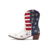 Bota Texana Cano Médio Bico Fino Country
