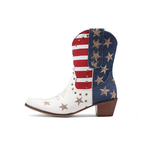 Bota Texana Cano Médio Bico Fino Country