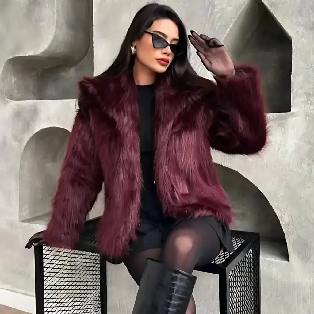 Casaco Feminino Vinho Fox