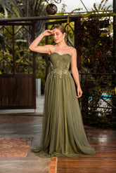 VESTIDO MONACO - Verde Oliva