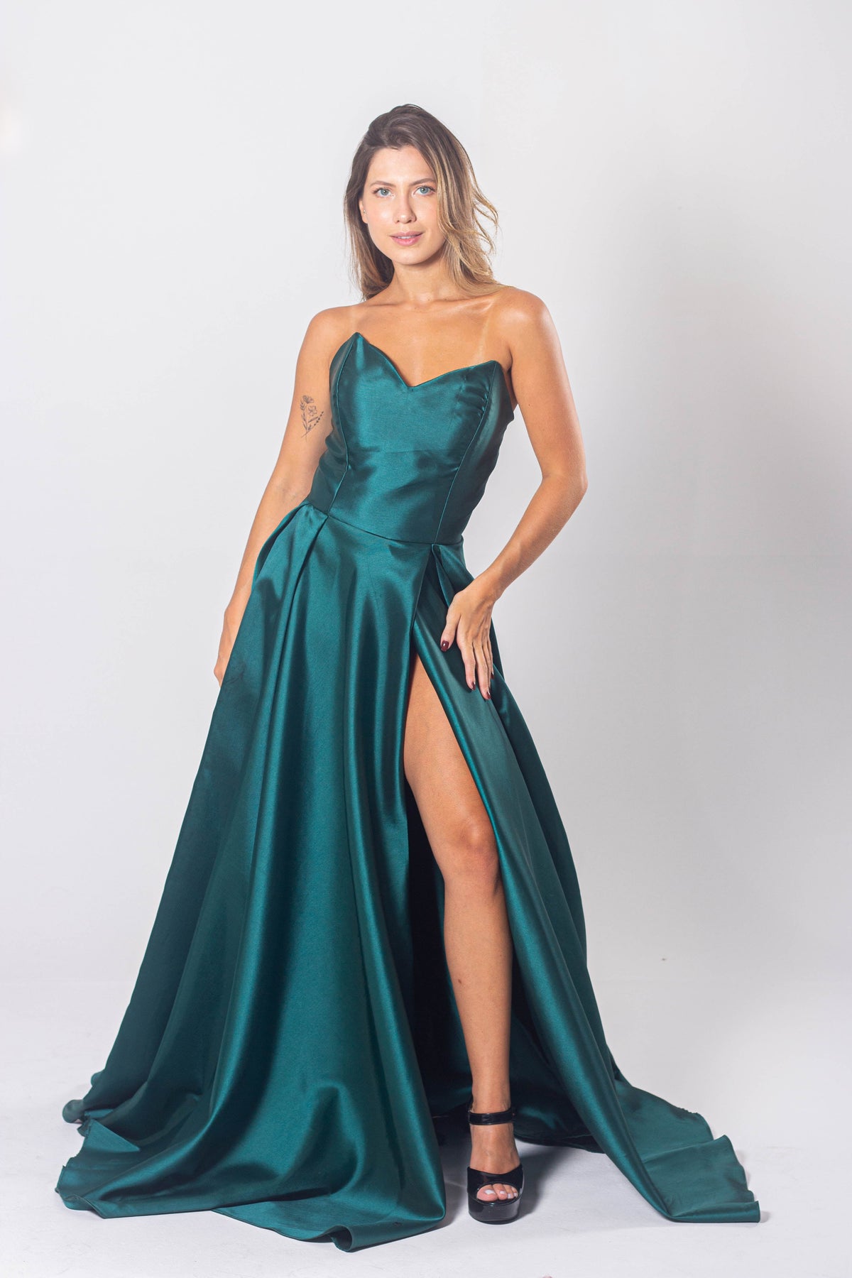 VESTIDO LINARES - Verde Esmeralda