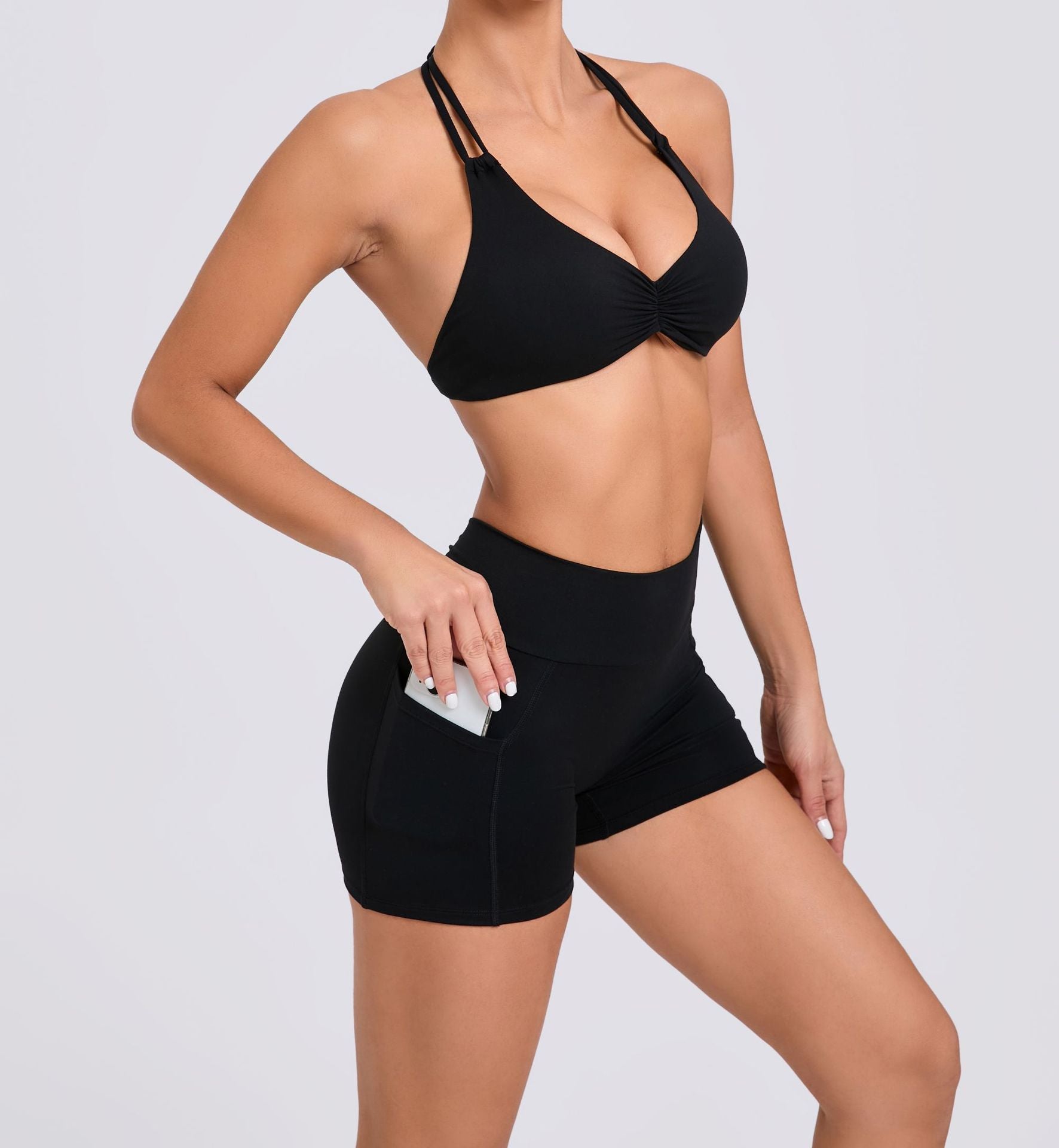 Cojunto Top e Cropped Empina Bumbum Modern Fanny - FITNESS