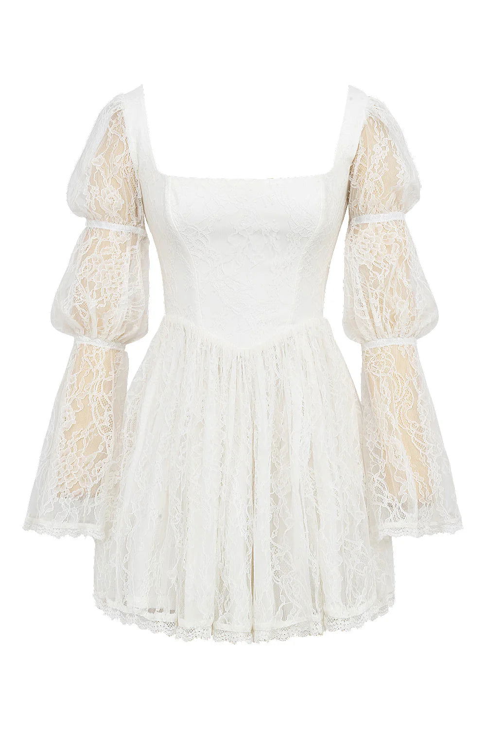 Vestido Curto  Branco Modern Grace - GOLDEN ERA