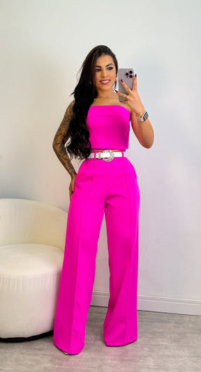 Conjunto Alfaiataria Daiane - Pink